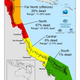 Average coral loss along each section of the Great Barrier Reef. (Image: ARC Centre of Excellence For Coral Reef Studies)